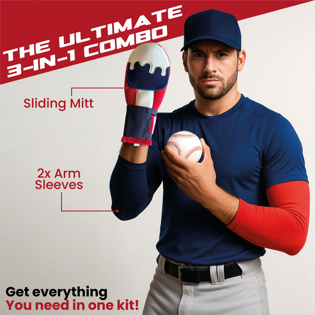Baseball Sliding Mitt Guard Kit for Youth and Adult